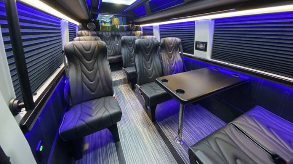 18 passenger sprinter van interior lancaster
