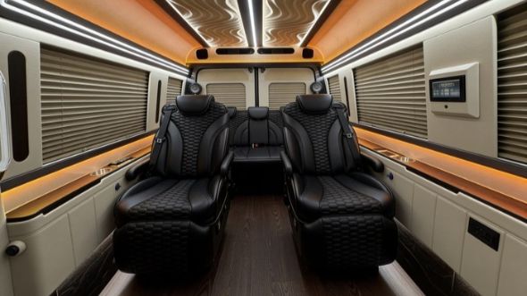 8 passenger sprinter van interior los angeles