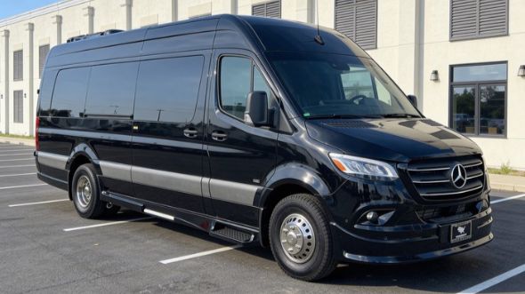 los angeles wedding sprinter van rental