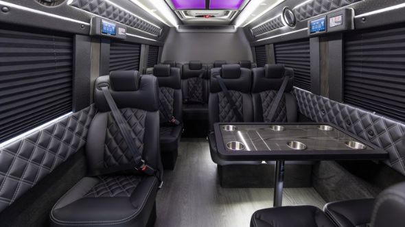palmdale 15 passenger sprinter van interior