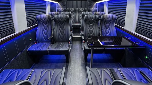 palmdale 20 passenger sprinter van interior