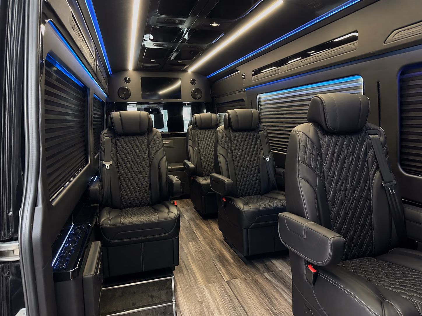 daily employee shuttle sprinter vans for recurring commuter routes in palmdale