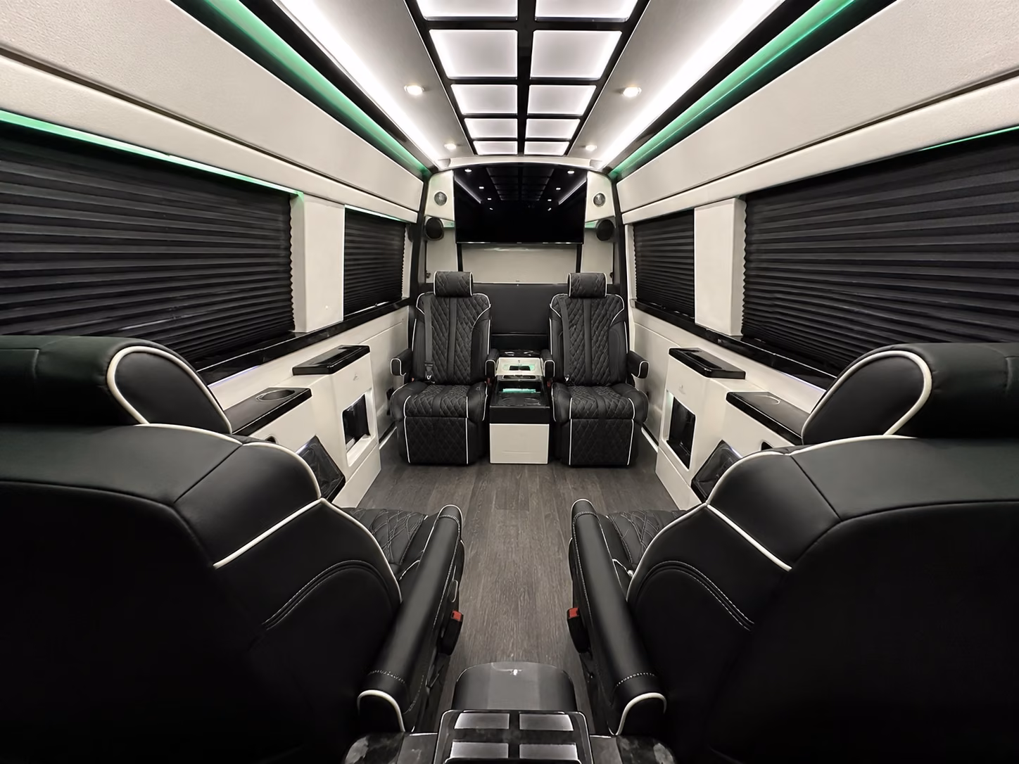 palmdale 10 passenger sprinter van interior