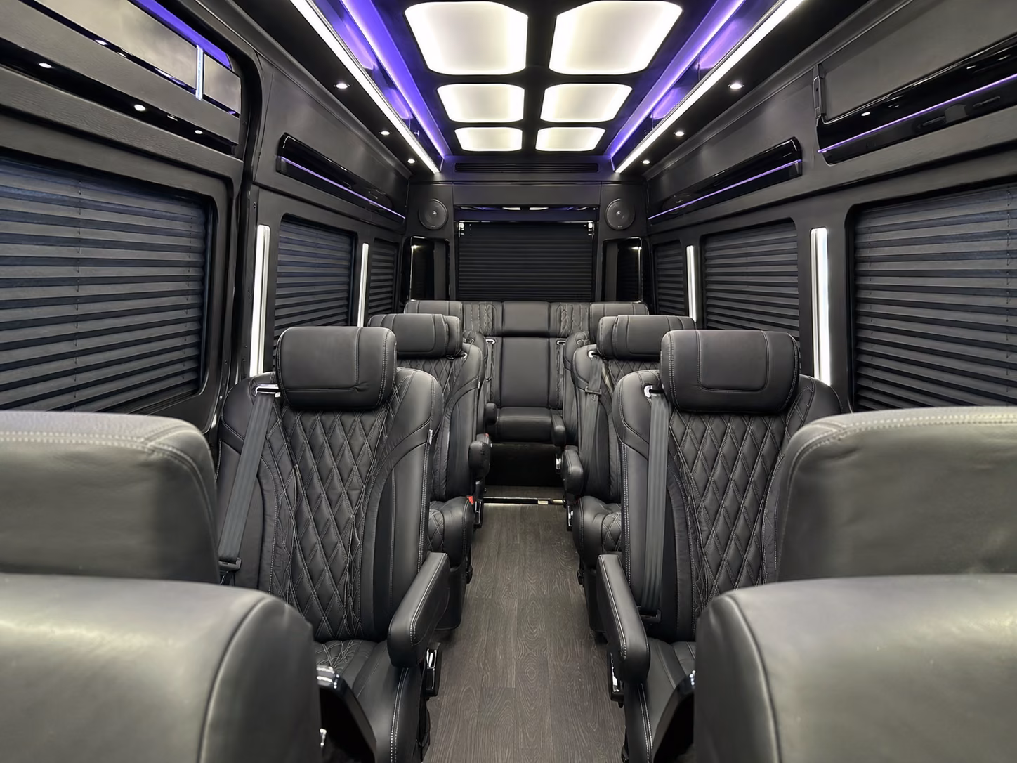 palmdale 15 passenger sprinter van inside