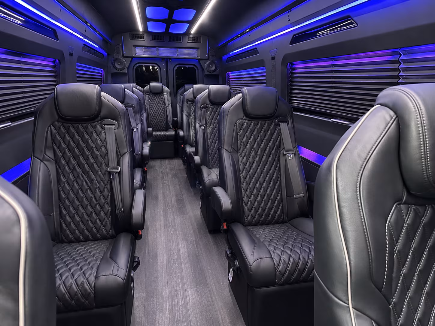 palmdale 15 passenger sprinter van interior