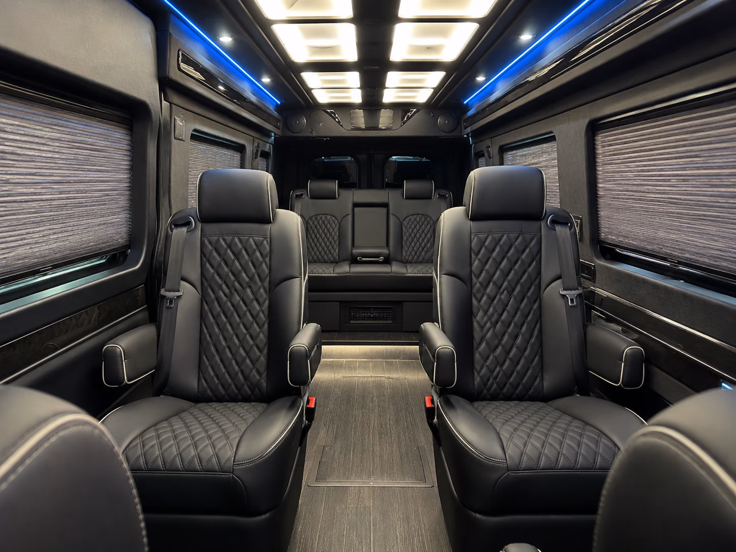 palmdale 18 passenger sprinter van inside