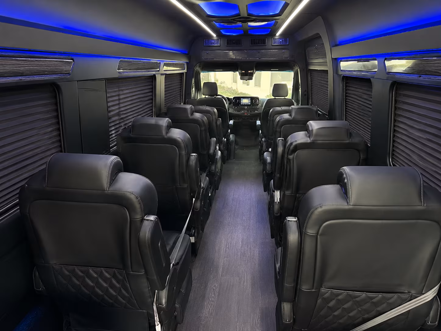 palmdale 18 passenger sprinter van interior