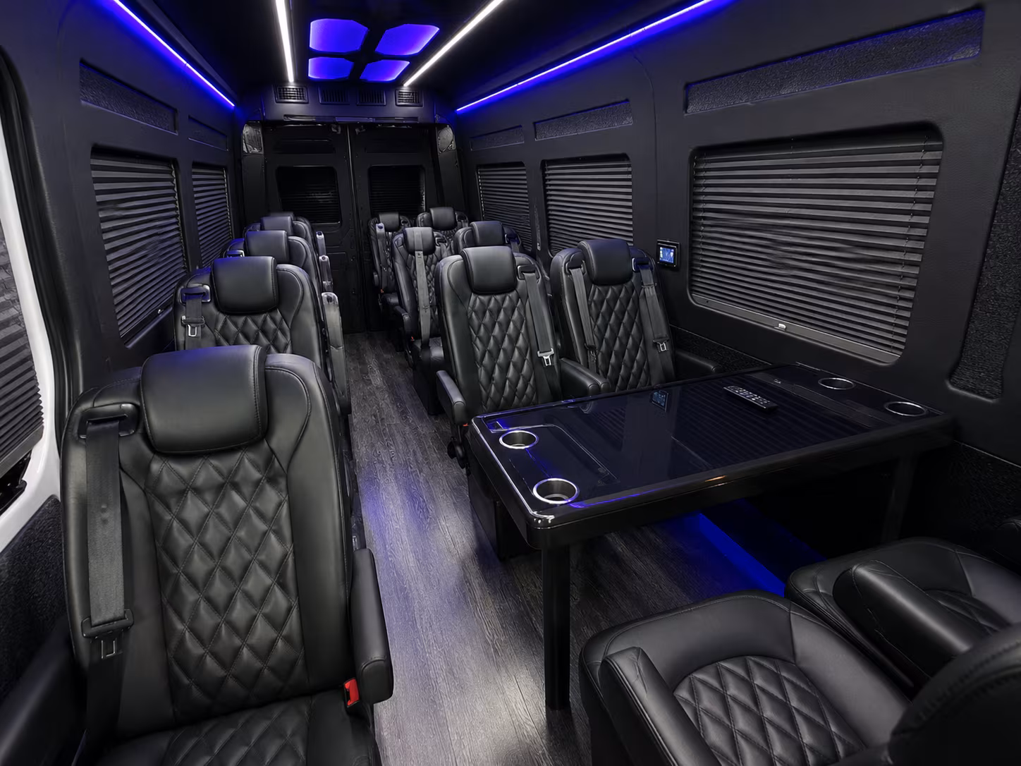 palmdale 20 passenger sprinter van inside